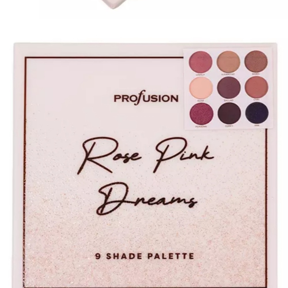Profusion Cosmetics Rose Pink Dreams 9 Shade Palette
